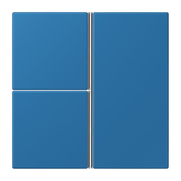 Jung LC403TSA211 Tastensatz 3-fach F40 LC32030 Bleu Céruléen 31 Les Couleurs® Le Corbusier