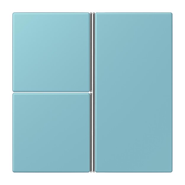 Jung LC403TSA213 Tastensatz 3-fach F40 LC32032 Céruléen Moyen Les Couleurs® Le Corbusier
