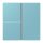 Jung LC403TSA213 Tastensatz 3-fach F40 LC32032 Céruléen Moyen Les Couleurs® Le Corbusier