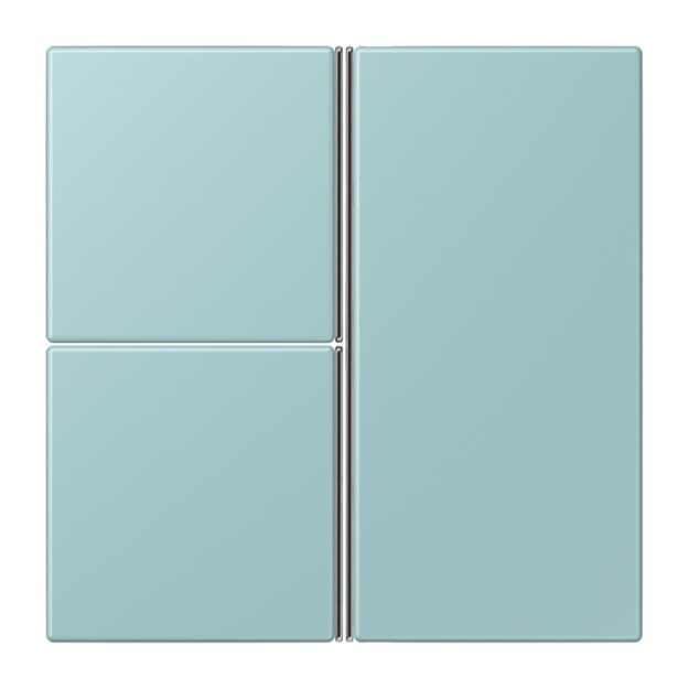 Jung LC403TSA214 Tastensatz 3-fach F40 LC32033 Céruléen Clair Les Couleurs® Le Corbusier