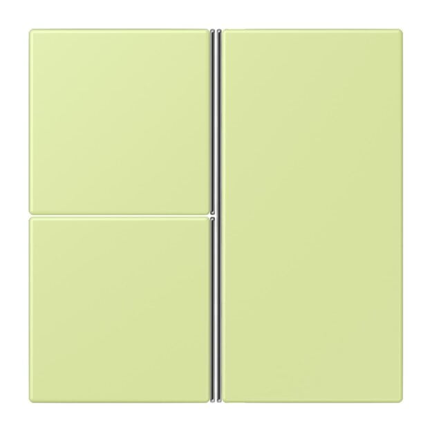 Jung LC403TSA222 Tastensatz 3-fach F40 LC32053 Vert Jaune Clair Les Couleurs® Le Corbusier