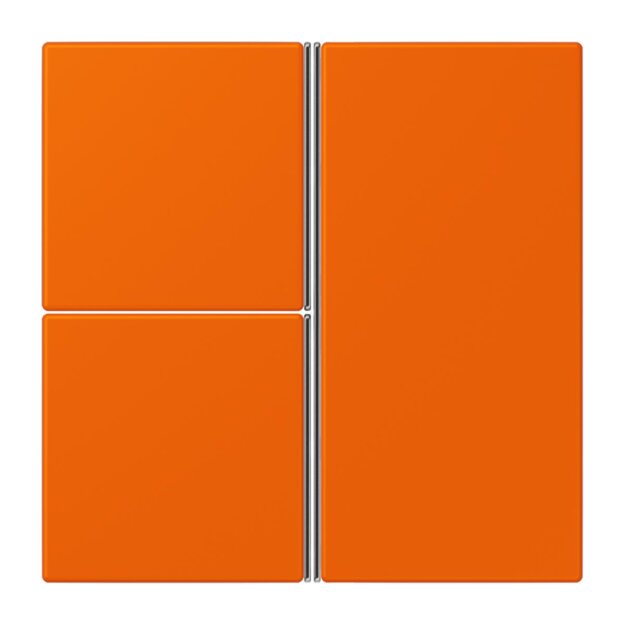 Jung LC403TSA224 Tastensatz 3-fach F40 LC32080 Orange Les Couleurs® Le Corbusier