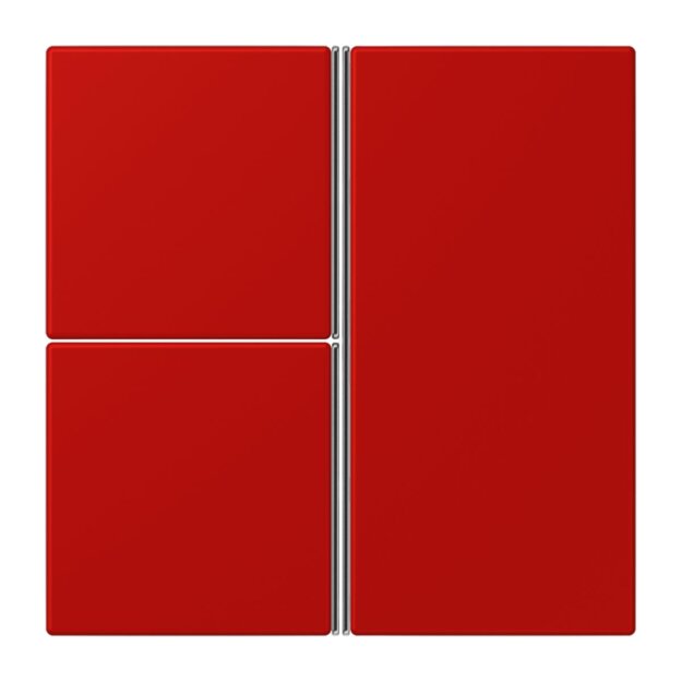 Jung LC403TSA227 Tastensatz 3-fach F40 LC32090 Rouge Vermillon 31 Les Couleurs® Le Corbusier