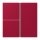 Jung LC403TSA229 Tastensatz 3-fach F40 LC32100 Rouge Carmin Les Couleurs® Le Corbusier