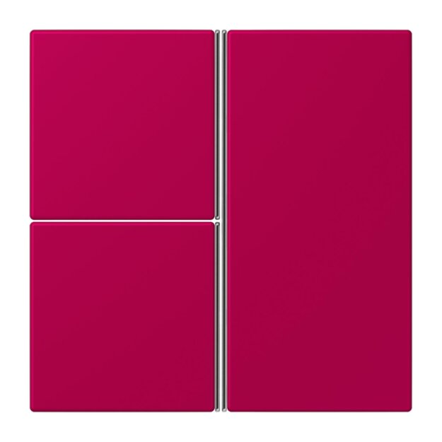 Jung LC403TSA230 Tastensatz 3-fach F40 LC32101 Rouge Rubia Les Couleurs® Le Corbusier
