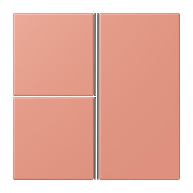 Jung LC403TSA233 Tastensatz 3-fach F40 LC32111 LOcre Rouge Moyen Les Couleurs® Le Corbusier