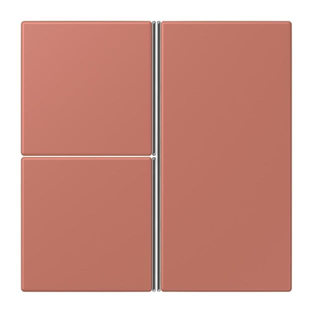 Jung LC403TSA236 Tastensatz 3-fach F40 LC32121 Terre Sienne Brique Les Couleurs® Le Corbusier