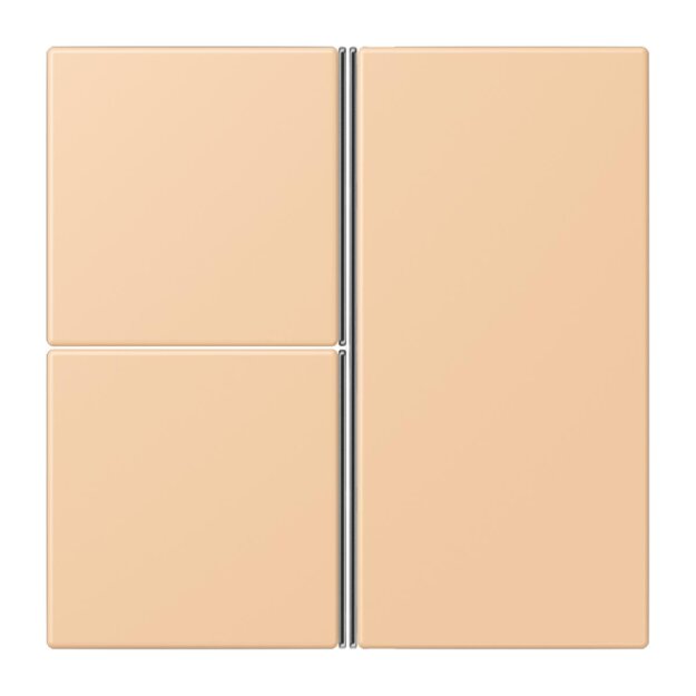 Jung LC403TSA237 Tastensatz 3-fach F40 LC32122 Terre Sienne Claire 31 Les Couleurs® Le Corbusier
