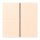 Jung LC403TSA238 Tastensatz 3-fach F40 LC32123 Terre Sienne Pâle Les Couleurs® Le Corbusier
