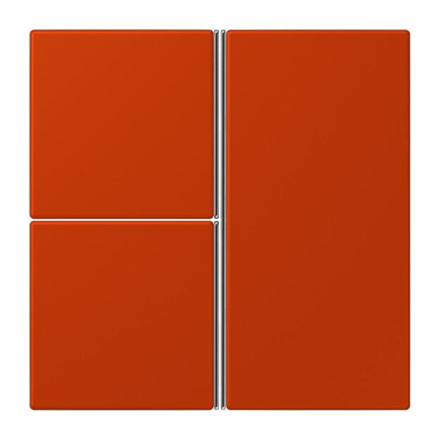 Jung LC403TSA244 Tastensatz 3-fach F40 LC4320A Rouge Vermillon 59 Les Couleurs® Le Corbusier