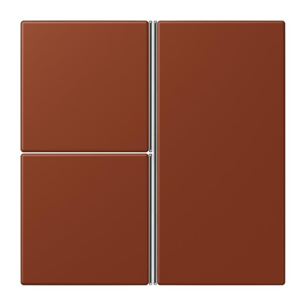 Jung LC403TSA247 Tastensatz 3-fach F40 LC4320D Terre Sienne Brûlée 59 Les Couleurs® Le Corbusier