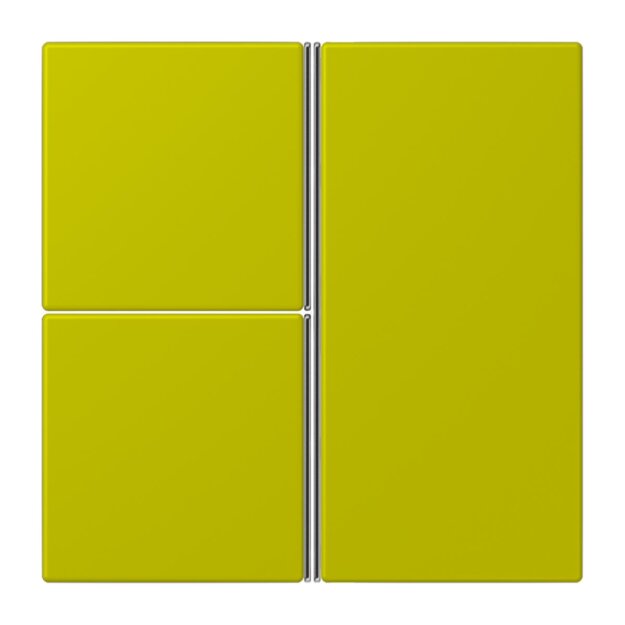 Jung LC403TSA249 Tastensatz 3-fach F40 LC4320F Vert Olive Vif Les Couleurs® Le Corbusier
