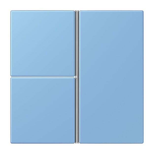 Jung LC403TSA256 Tastensatz 3-fach F40 LC4320N Bleu Céruléen 59 Les Couleurs® Le Corbusier