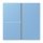 Jung LC403TSA256 Tastensatz 3-fach F40 LC4320N Bleu Céruléen 59 Les Couleurs® Le Corbusier