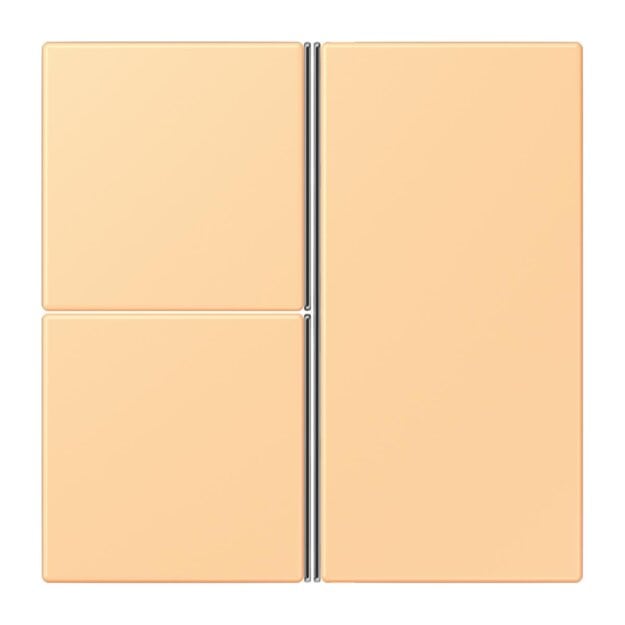 Jung LC403TSA258 Tastensatz 3-fach F40 LC4320P Terre Sienne Claire 59 Les Couleurs® Le Corbusier