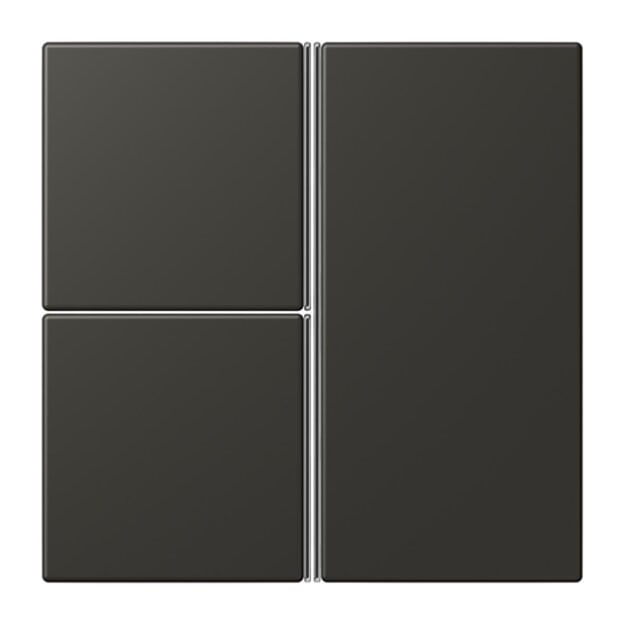 Jung LC403TSA259 Tastensatz 3-fach F40 LC4320R Ombre Naturelle 59 Les Couleurs® Le Corbusier