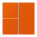 Jung LC403TSA260 Tastensatz 3-fach F40 LC4320S Orange Vif...