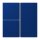 Jung LC403TSA261 Tastensatz 3-fach F40 LC4320T Bleu Outremer Foncé Les Couleurs® Le Corbusier