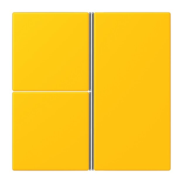Jung LC403TSA263 Tastensatz 3-fach F40 LC4320W Le Jaune Vif Les Couleurs® Le Corbusier