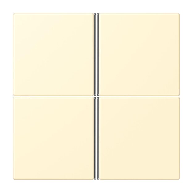 Jung LC404TSA201 Tastensatz 4-fach F40 LC32001 Blanc Les Couleurs® Le Corbusier