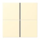 Jung LC404TSA201 Tastensatz 4-fach F40 LC32001 Blanc Les...