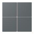 Jung LC404TSA202 Tastensatz 4-fach F40 LC32010 Gris...