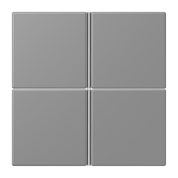 Jung LC404TSA203 Tastensatz 4-fach F40 LC32011 Gris 31 Les Couleurs® Le Corbusier