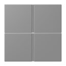 Jung LC404TSA203 Tastensatz 4-fach F40 LC32011 Gris 31...