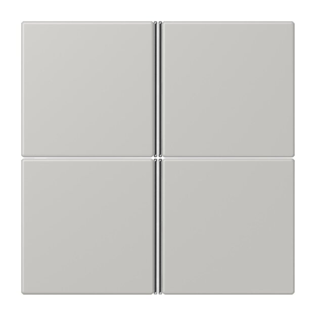 Jung LC404TSA205 Tastensatz 4-fach F40 LC32013 Gris Clair 31 Les Couleurs® Le Corbusier