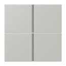 Jung LC404TSA205 Tastensatz 4-fach F40 LC32013 Gris Clair...