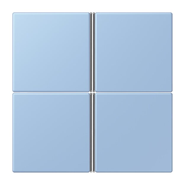 Jung LC404TSA207 Tastensatz 4-fach F40 LC32021 Outremer Moyen Les Couleurs® Le Corbusier