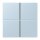 Jung LC404TSA208 Tastensatz 4-fach F40 LC32022 Outremerclair Les Couleurs® Le Corbusier