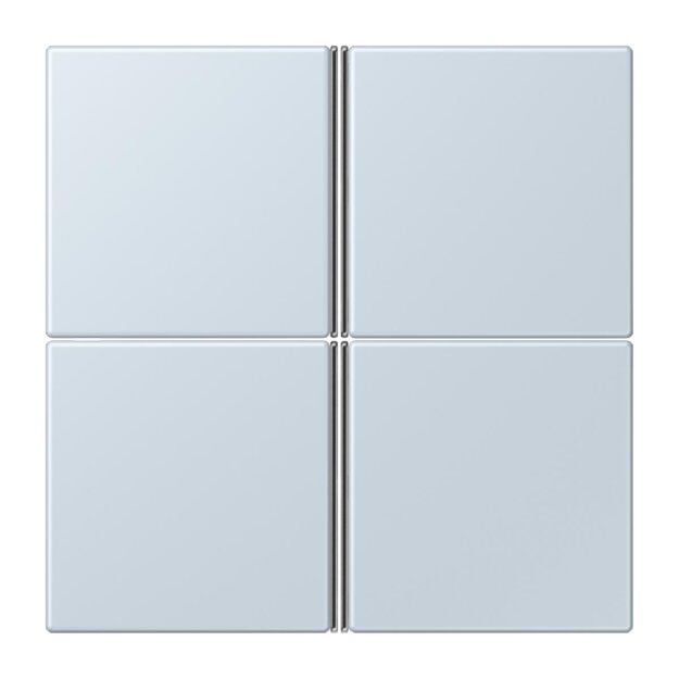 Jung LC404TSA209 Tastensatz 4-fach F40 LC32023 Outremer Pale Les Couleurs® Le Corbusier