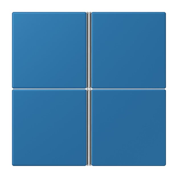 Jung LC404TSA211 Tastensatz 4-fach F40 LC32030 Bleu Céruléen 31 Les Couleurs® Le Corbusier