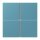 Jung LC404TSA212 Tastensatz 4-fach F40 LC32031 Céruléen Vif Les Couleurs® Le Corbusier