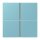 Jung LC404TSA213 Tastensatz 4-fach F40 LC32032 Céruléen Moyen Les Couleurs® Le Corbusier
