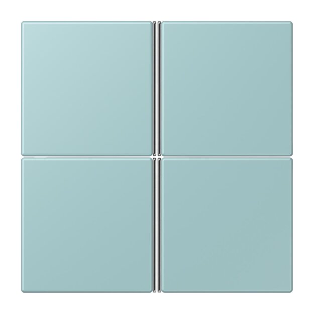 Jung LC404TSA214 Tastensatz 4-fach F40 LC32033 Céruléen Clair Les Couleurs® Le Corbusier