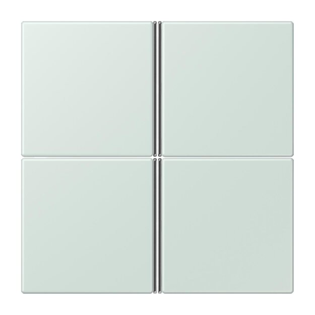 Jung LC404TSA215 Tastensatz 4-fach F40 LC32034 Céruléen Pale Les Couleurs® Le Corbusier
