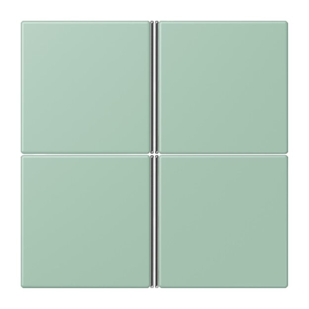 Jung LC404TSA217 Tastensatz 4-fach F40 LC32041 Vert Anglais Clair Les Couleurs® Le Corbusier
