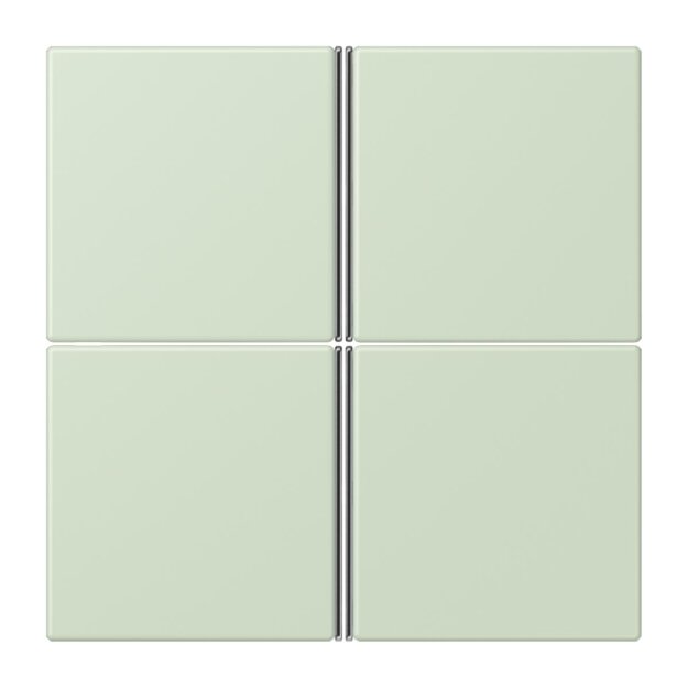 Jung LC404TSA218 Tastensatz 4-fach F40 LC32042 Vert Anglâis Pale Les Couleurs® Le Corbusier