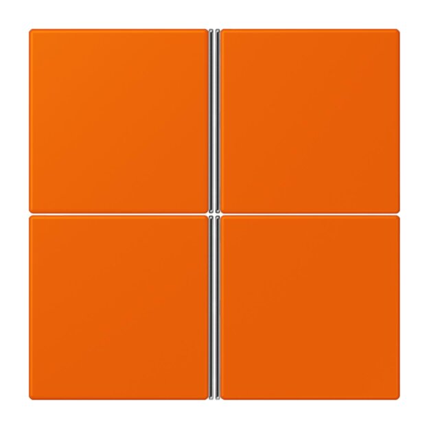 Jung LC404TSA224 Tastensatz 4-fach F40 LC32080 Orange Les Couleurs® Le Corbusier