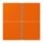 Jung LC404TSA224 Tastensatz 4-fach F40 LC32080 Orange Les Couleurs® Le Corbusier