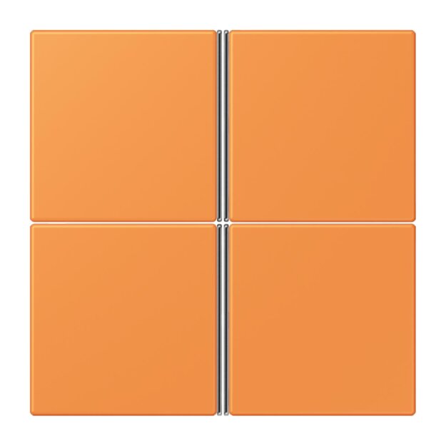 Jung LC404TSA225 Tastensatz 4-fach F40 LC32081 Orange Clair Les Couleurs® Le Corbusier