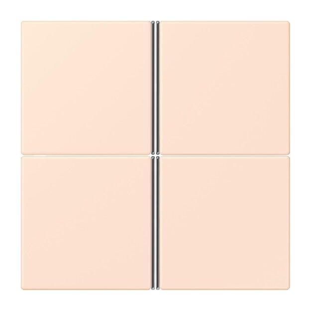 Jung LC404TSA226 Tastensatz 4-fach F40 LC32082 Orange Pâle Les Couleurs® Le Corbusier