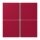 Jung LC404TSA229 Tastensatz 4-fach F40 LC32100 Rouge Carmin Les Couleurs® Le Corbusier