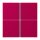 Jung LC404TSA230 Tastensatz 4-fach F40 LC32101 Rouge Rubia Les Couleurs® Le Corbusier