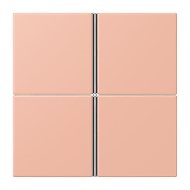 Jung LC404TSA231 Tastensatz 4-fach F40 LC32102 Rose Clair Les Couleurs® Le Corbusier