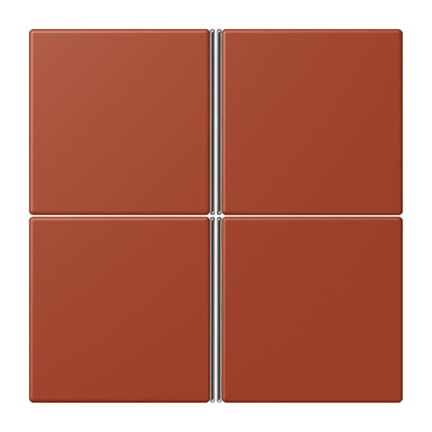 Jung LC404TSA232 Tastensatz 4-fach F40 LC32110 LOcre Rouge Les Couleurs® Le Corbusier