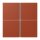 Jung LC404TSA232 Tastensatz 4-fach F40 LC32110 LOcre Rouge Les Couleurs® Le Corbusier