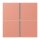 Jung LC404TSA233 Tastensatz 4-fach F40 LC32111 LOcre Rouge Moyen Les Couleurs® Le Corbusier